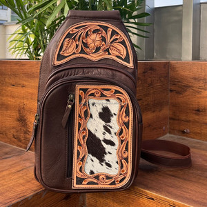 ¡Novedad de 2024! Bolso bandolera de piel de vaca de gran capacidad para mujer, riñonera occidental con herramientas a mano, riñonera de nailon para mujer - Product Image 2