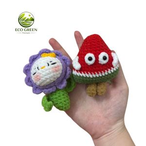 Juego de Cestas de Frutas y Verduras de Ganchillo, Juguetes de Comida Hechos a Mano con Hilo para Bebés y Niños Pequeños - Product Image 2