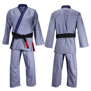 Kimonos de Karate BJJ Negros de Alta Calidad, 480g, 100% Algodón, Logotipo Personalizado, Resistentes al Encogimiento, Secado Rápido, Transpirables, Duraderos, Unisex - Product Image 2