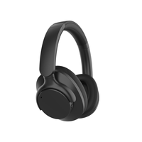 Headset Nirkabel ANC Hibrida dengan Beberapa Pilihan Koneksi, Peredam Kebisingan Aktif, Headphone Over-Ear dengan Mikrofon