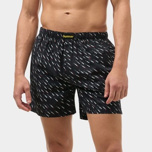 Shorts décontractés pour hommes, coupe ample, style streetwear, hip-hop, personnalisables, écologiques, respirants, anti-plis, avec logos, en polyester/coton - Product Image 3