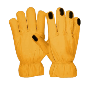 Premium High Quality Goat Grain Leather Industrial <b>Gloves</b> Anti-Slip Hand and Arm Protection Assembly Driving <b>Gloves</b> - Product Image 6