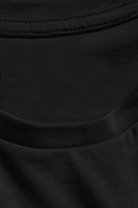 Envío Rápido, Tallas Disponibles, Camisetas Negras de Algodón 100%, Corte Holgado, Cuello Redondo, Manga Corta, Anti-Pilling, Impresión por Sublimación DTF - Product Image 6