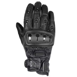 Guantes de Motociclismo Transpirables de Cuero con Revestimiento de Poliuretano, Pantalla Táctil Completa, Correa de Muñeca Ajustable, Logotipo Personalizado - Product Image 2