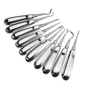 Prix Abordable – Lot de 10 Élévateurs Manuels Courbés en Acier Inoxydable pour Extraction Dentaire, Instruments CE - Product Image 3