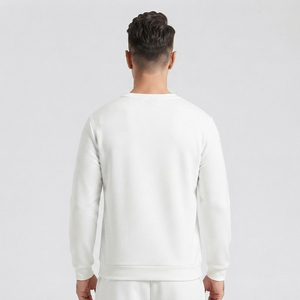 เสื้อสเวตเชิ้ตผู้ชาย แขนยาว ผ้าฝ้ายฟลีซ 100% สไตล์ลำลอง ใส่สบายๆ สำหรับฤดูหนาว ทรงหลวมโอเวอร์ไซส์ แบบเรียบ - Product Image 2
