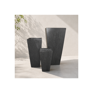 High Quality Matte Red Fiberglass Tall <b>Planter</b> Lightweight Decorative <b>Outdoor</b> Indoor Flower Pot Factory Supply - Product Image 1