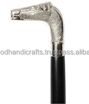 Bâton de marche en bois fait à la main de haute qualité avec poignée décorative en laiton - Product Image 4