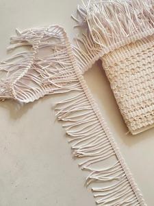 Rideau à franges en bouillon 100 % coton, 20 pouces, modèle NA, vente en gros, tendance, de KT HaoHao Decorative - Product Image 3