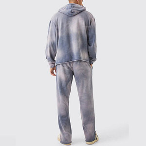 Survêtement délavé à l'acide, tissu doux, coupe décontractée, idéal pour le sport, les tenues décontractées et les vêtements de détente - Product Image 4