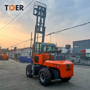 Montacargas Todoterreno TDER de Marca China, 4WD, 6T, 5T, 4T, <span class=keywords><strong>3.5T</strong></span>, con Dirección en las Ruedas Traseras - Product Image 4