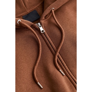 Sweat-shirt à capuche zippé premium pour homme, 460 GSM, coton French Terry, lourd, décontracté, hiver, fabricant OEM, marque privée - Product Image 5