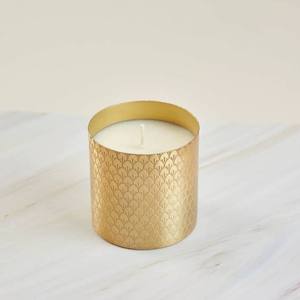 เทียนหอมถั่วเหลืองทองเหลืองขัดเงาทำมือ งานศิลปะสุดหรู ขายส่ง ของตกแต่งบ้านคริสต์มาส กลิ่นวานิลลา รับทำโลโก้ ราคาถูก จำนวนมาก - Product Image 1