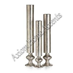 Florero de aluminio de terracota elegante moderno ideal para plantas y flores de interior por Axiom Home Accents - Product Image 5