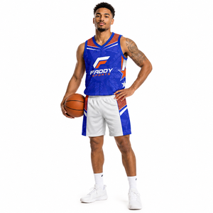 Maillot de basket-ball personnalisé par sublimation, créez votre propre maillot d'équipe, maillot de basket-ball professionnel respirant en mesh et ensemble short - Product Image 3