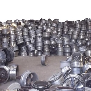 Venta al por Mayor de Chatarra de Ruedas de Aleación de Aluminio en Volumen, Chatarra de Ruedas de Aluminio Reciclable Plateada - Product Image 1