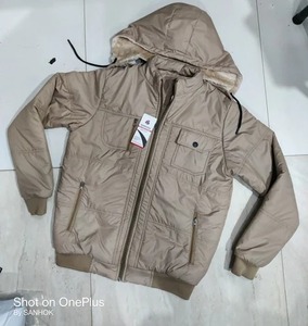 Best Quality Mens Khaki Bomber Jacket Windproof Fashion <b>Coat</b> for Urban and Casual Wear Available For Sale - Product Image 2