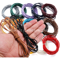 Handgemachte Leders chnur Verschiedene Größen 2mm 3mm Schmuck Herstellung Flache Form Verschluss Verschiedene Sizes-2mm 3mm Schmuck Funds tücke