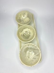 Ensemble de service artisanal en résine pour fruits secs, avec plateaux et bols en époxy de qualité supérieure, motif ange, écologique, pour cadeaux, vaisselle décorative, pour la maison et les fêtes - Product Image 3