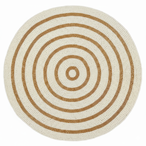 Mantel individual bordado a mano con cuentas de alta demanda para eventos festivos y hogares, elegante mantel individual para mesas de café y comedor. - Product Image 6