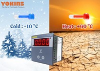 Voltmeter Digital DC Yokins Y7-DV 0-500V DC 4 Digit Kelas Akurasi 1.0 Fase Tunggal 72x72mm Panel Meter dengan Garansi 1 Tahun