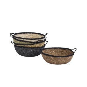 Nouvelle Arrivée Panier de Rangement Tressé à la Main en Jonc de Mer Forme Ronde Organisateur Durable Vente en Gros Fournisseur en Vrac - Product Image 1