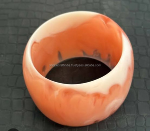 Brazalete de resina único 2025 para mujer, joyería de diseño moderno, brazaletes hechos a mano de resina para mujer - Product Image 4