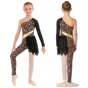 Tenue de danse latine pour filles de 6 à 16 ans, costumes de danse, tenue de gymnastique, combinaison, combinaison-pantalon, activités, performance - Product Image 5