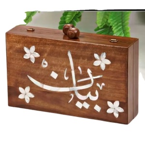 กระเป๋าถือฝังมุกแท้สำหรับเจ้าสาวอาหรับหรูหรา - Product Image 5