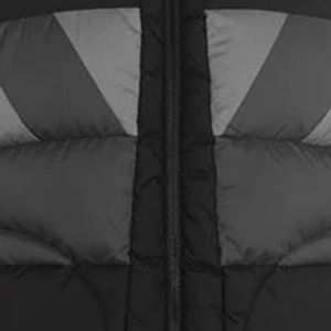 Men's Color Blocked <b>Quilted</b> Puffer Jacket With Detachable Hood Zipper Closure Windproof Thick <b>Winter</b> Casual Coat - Product Image 3