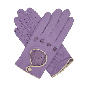 Gants de conduite en cuir résistant à la rouille, unisexes, toutes saisons, avec poignées de cyclisme intégrales, trous respirants et fermeture à bouton - Product Image 4