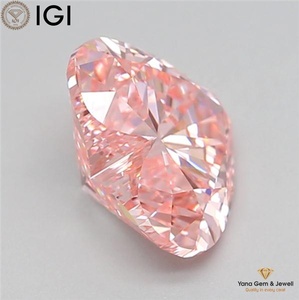 เพชร CVD ขนาด 2.00 กะรัต สีชมพูสดใส ระดับความสะอาด VVS2 พร้อมใบรับรอง IGI รูปทรงหัวใจ สำหรับงานออกแบบสั่งทำพิเศษอย่างหรูหรา - Product Image 4