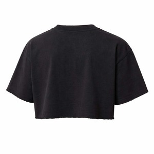 เสื้อยืดโอเวอร์ไซส์ทรงครอปชาย ตัดขอบดิบ สไตล์สตรีทแวร์ โลโก้สั่งทำ ผ้าฝ้าย แฟชั่น - Product Image 6