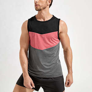 Venta directa de fábrica, camiseta sin mangas de talla grande para hombre, ropa deportiva, camiseta sin mangas a la moda para hombre - Product Image 1