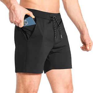 Forro de silicona antideslizante frontal y trasero para mayor seguridad en condiciones de poca luz, evita que la camiseta se suba por la cintura, pantalones cortos de gimnasio - Product Image 1