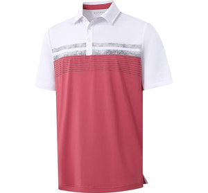Camisetas de Golf para Hombre, Antiarrugas, con Bolsillo, Secado Rápido, Estampado en el Pecho, Bloques de Color, Absorción de Humedad, Casual - Product Image 5