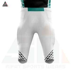 Seragam Sepak Bola Amerika Berkualitas Tinggi Warna Sesuai Pesanan Bahan Spandex/Polyester Ukuran Besar Lengan Setengah Logo Sesuai Pesanan - Product Image 5