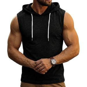 Wholesale Bulk Price Men's Gym <b>Singlet</b> Breathable <b>Running</b> Top Custom Logo Athletic Sleeveless T Shirt Fitness Training Tank Tops - Product Image 5