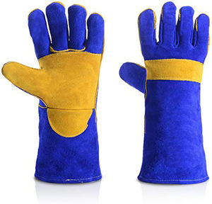 Guantes de Trabajo de Cuero Vintage Transpirables para Uso en Exteriores en las Cuatro Estaciones con Detección de Pinchazos - Product Image 6