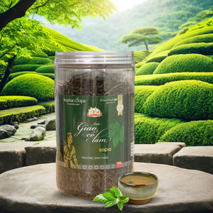 Tisane séchée naturelle Gynostemma Pentaphyllum Thé séché Gynostemma Pentaphyllum Vietnam Export 100g en boîte d'emballage - Product Image 5