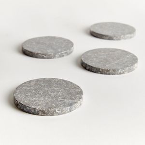Juego de posavasos de mármol blanco premium para decoración de la mesa de comedor del hogar y uso de lujo para servir bebidas - Product Image 5