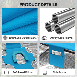 Chaise longue inclinable pour une relaxation confortable en plein air - Product Image 5