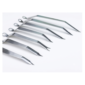 Juego de 7 Retractores Dobles Curvos de Acero Inoxidable Ortopédico de Calidad Premium para Cirugía Total de Cadera Mínimamente Invasiva, Clase I CE ISO - Product Image 1