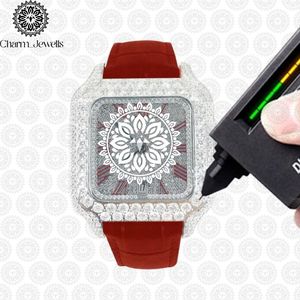 Charm Jewells Luxury Stainless Steel Watch 40mm Analog Mechanical <b>Date</b> Stainless Steel Band <b>Red</b> Men Fashion 10 Bar Water - Product Image 4