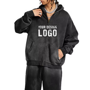 Sudadera con capucha extragrande de algodón con logotipo personalizado al por mayor, sudadera estilo streetwear para hombre, bajo MOQ, suministro a granel, EE. UU. - Product Image 6
