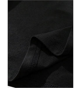 Camiseta de Compresión de Manga Corta para Hombre, 100% Algodón, Tejido Transpirable, Diseño Personalizado Estampado, Cuello Redondo, Corte Holgado, Camisetas de Verano - Product Image 3