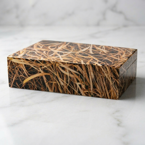Custom Enamel Trinket <b>Box</b> Luxury Decorative Organizer with Lid for <b>Vanity</b> Table Home Decoration and Gifting - Product Image 1