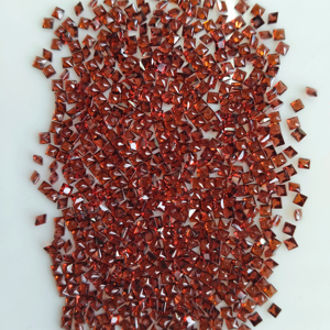 โกเมนสีแดงธรรมชาติ 2.5 มม. ทรงสี่เหลี่ยมเจ้าหญิงคัท คุณภาพดีที่สุด พลอยเม็ดเดี่ยวสำหรับทำเครื่องประดับ - Product Image 2