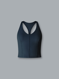 เสื้อชั้นในกีฬาโยคะแบบ Racerback สำหรับผู้หญิง รองรับแรงกระแทกสูง ผลิตจากวัสดุ Spandex/Nylon ยืดได้สี่ทิศทาง ระบายอากาศได้ดี เหมาะสำหรับออกกำลังกายและโยคะ - Product Image 1