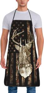 Delantal de Cocina Personalizado de Poliéster 2026 para Mujer y Hombre, Delantal de Chef Ajustable para Hornear, Asar a la Parrilla, Pintar, Delantal de Trabajo para Restaurante - Product Image 3